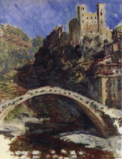 Pierre Renoir The Castle ar Dolceaqua China oil painting art